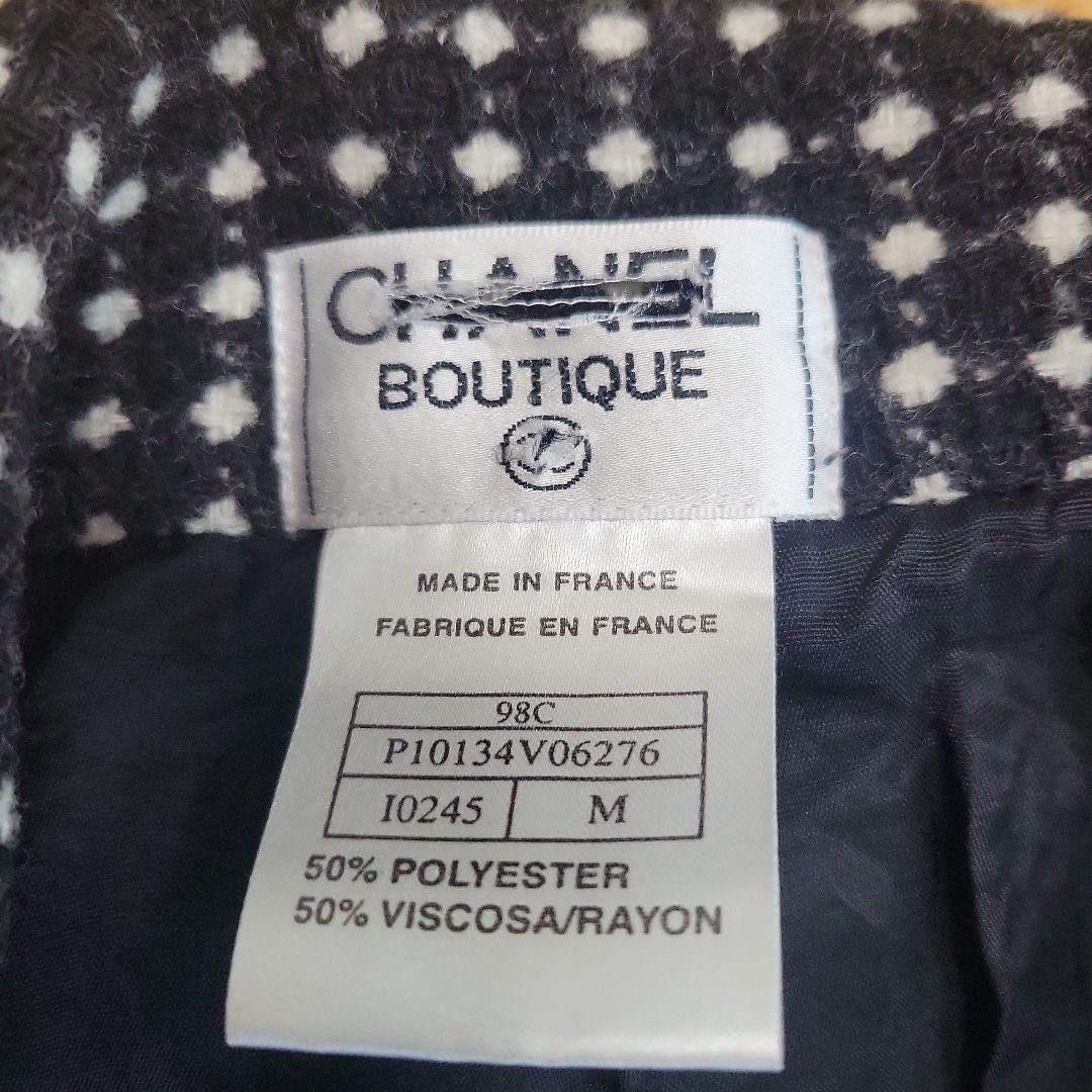 お値下げ!!CHANEL ツイード ジャケット ブラック×ホワイト