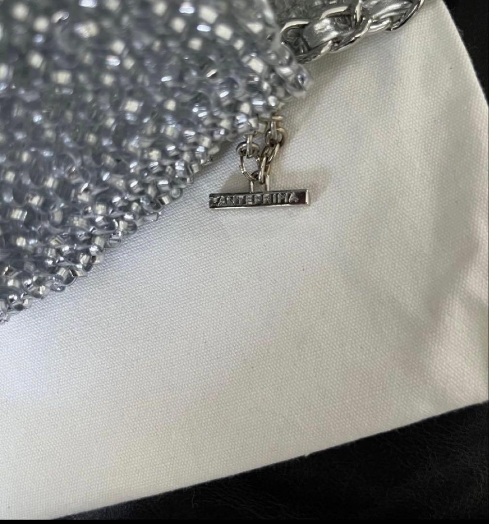 新品　アンテプリマ　ルケットショルダーバッグ　ターンロック　シルバー