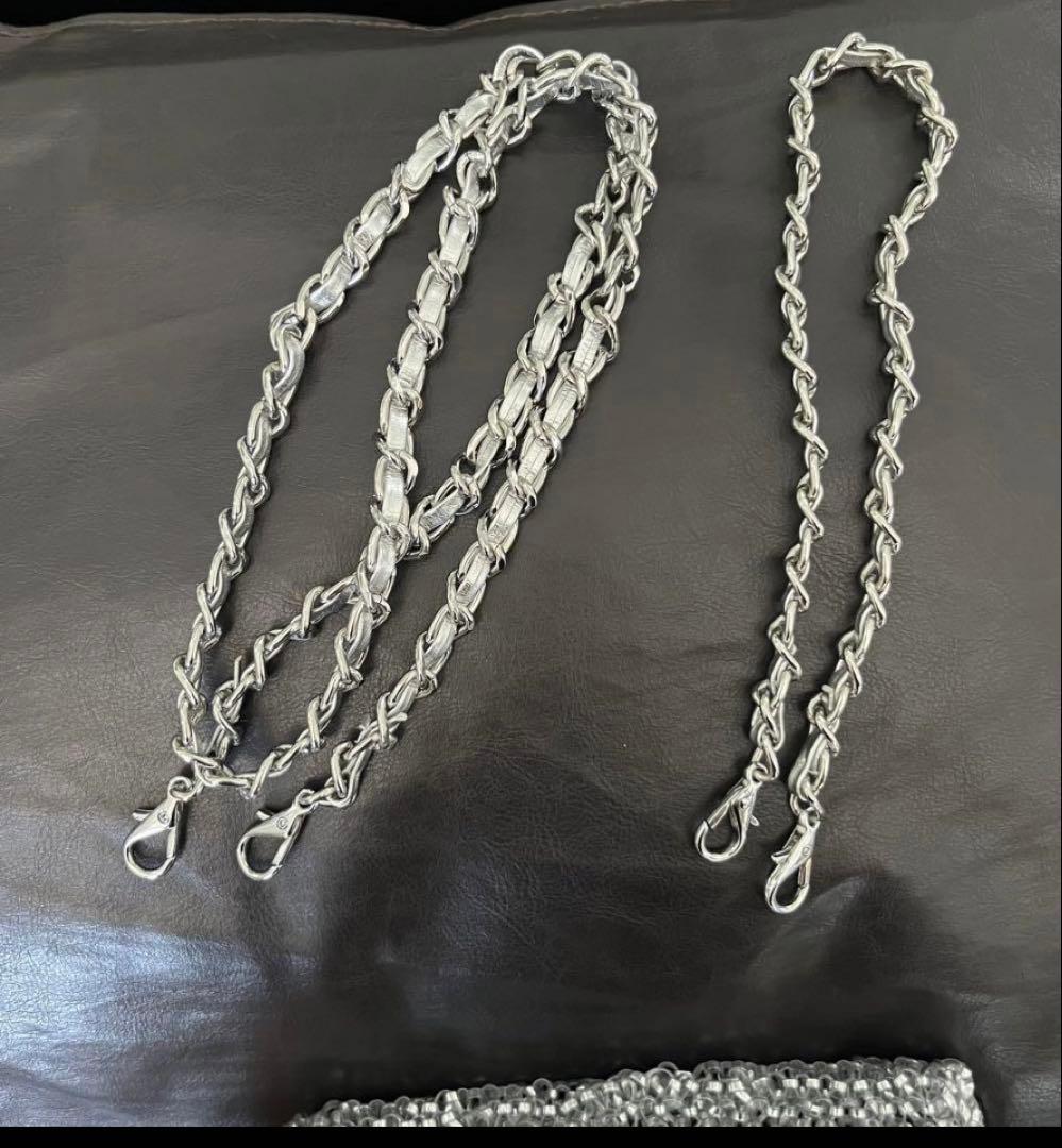 新品　アンテプリマ　ルケットショルダーバッグ　ターンロック　シルバー