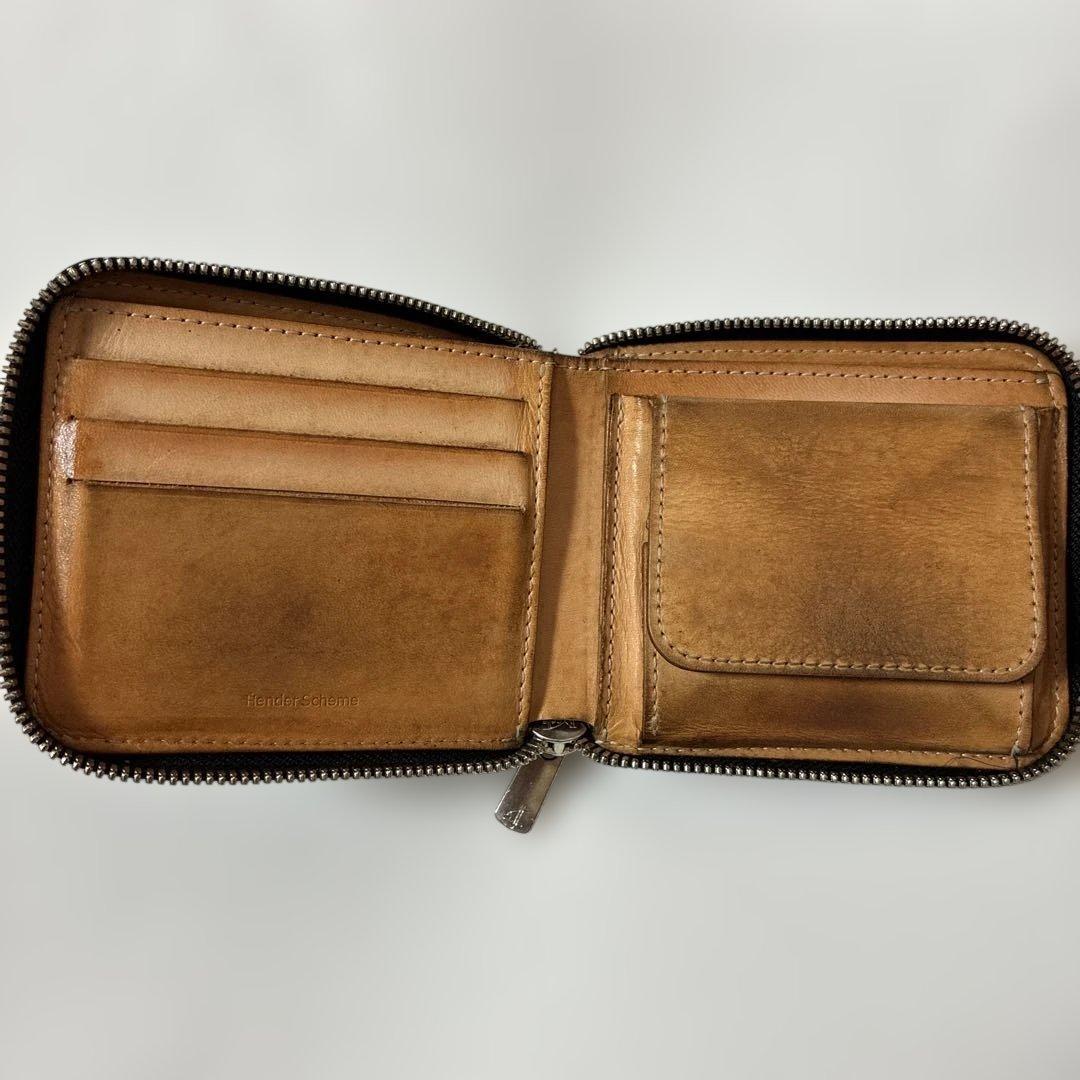 小物 Hender Scheme horizontal zip purse BLACK