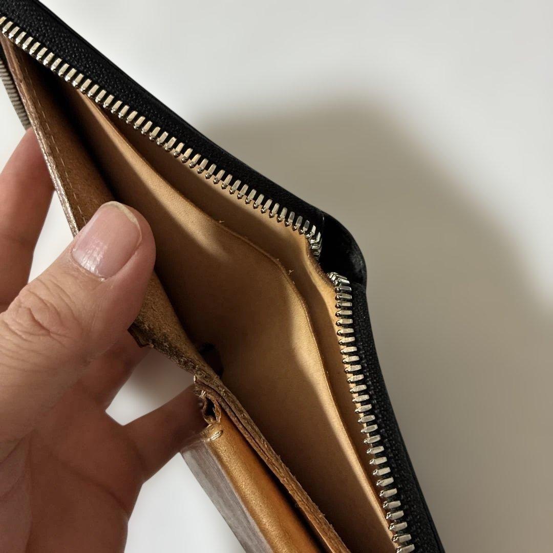 小物 Hender Scheme horizontal zip purse BLACK