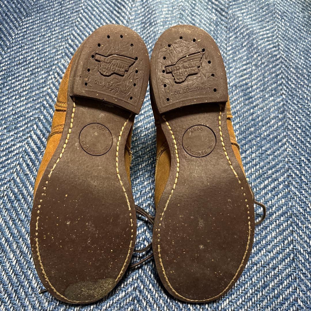 RED WING スエード ブラウン ハイカットブーツ US8