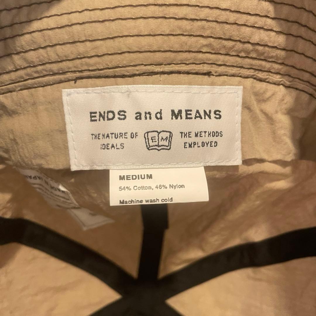 ends and means 25ss ARMY HAT sand 新品未使用