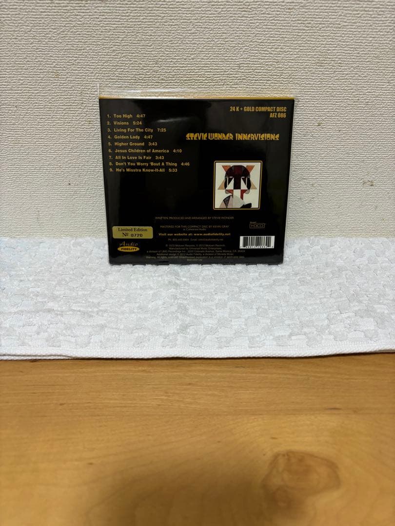洋楽 STEVIE WONDER INNERVISIONS 24KT GOLD CD