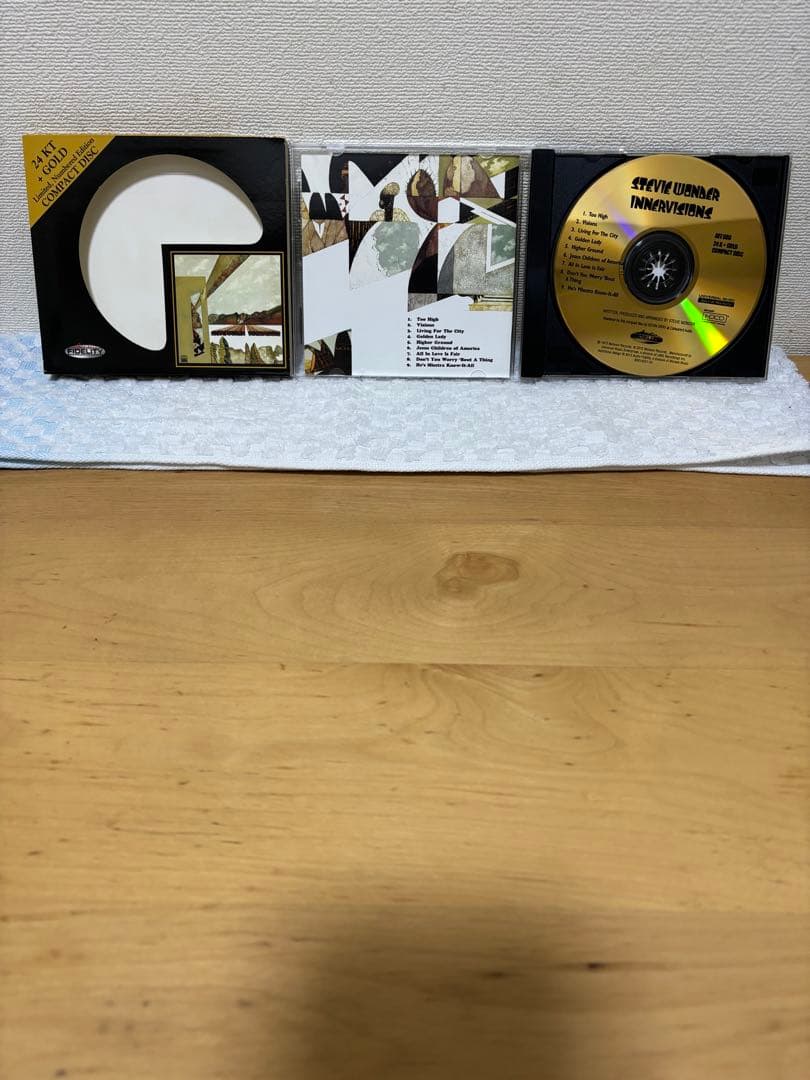 洋楽 STEVIE WONDER INNERVISIONS 24KT GOLD CD