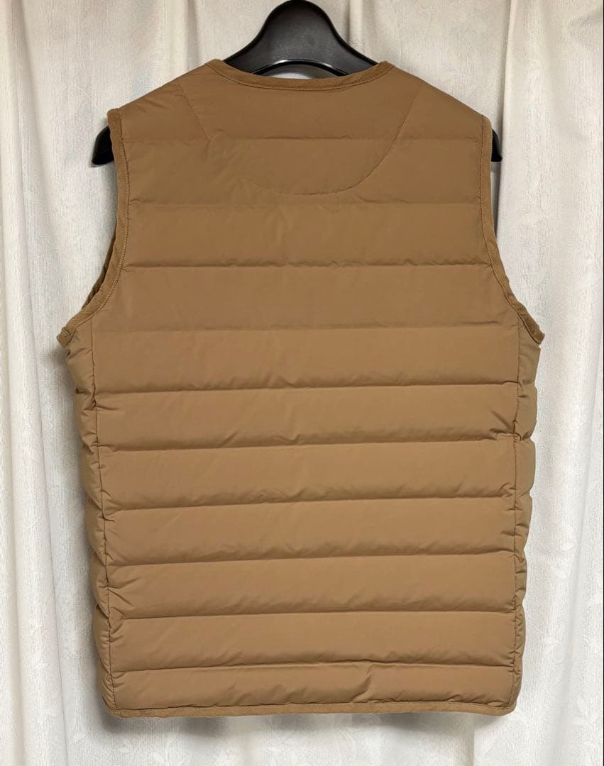 ヴァンソン エ ミレイユ ノーカラー ステッチレス ダウン ベスト