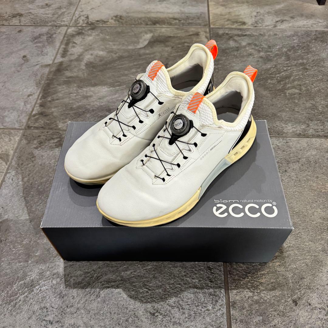 ECCO BIOM C4 BOA ゴルフシューズ ホワイト26.0cm