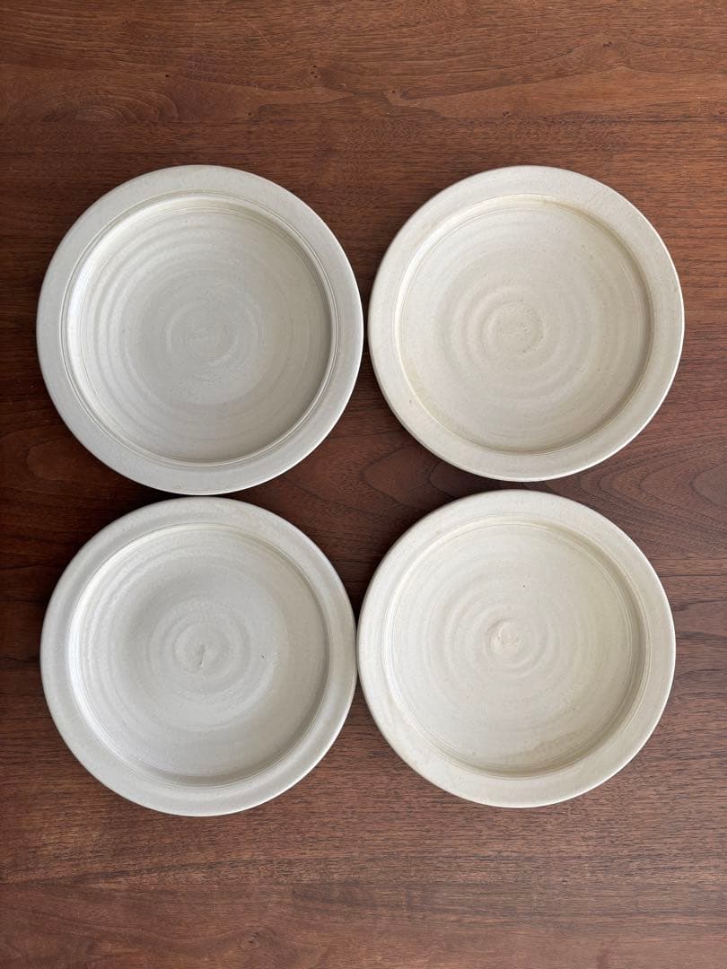 市川孝　リム大皿　4枚セット