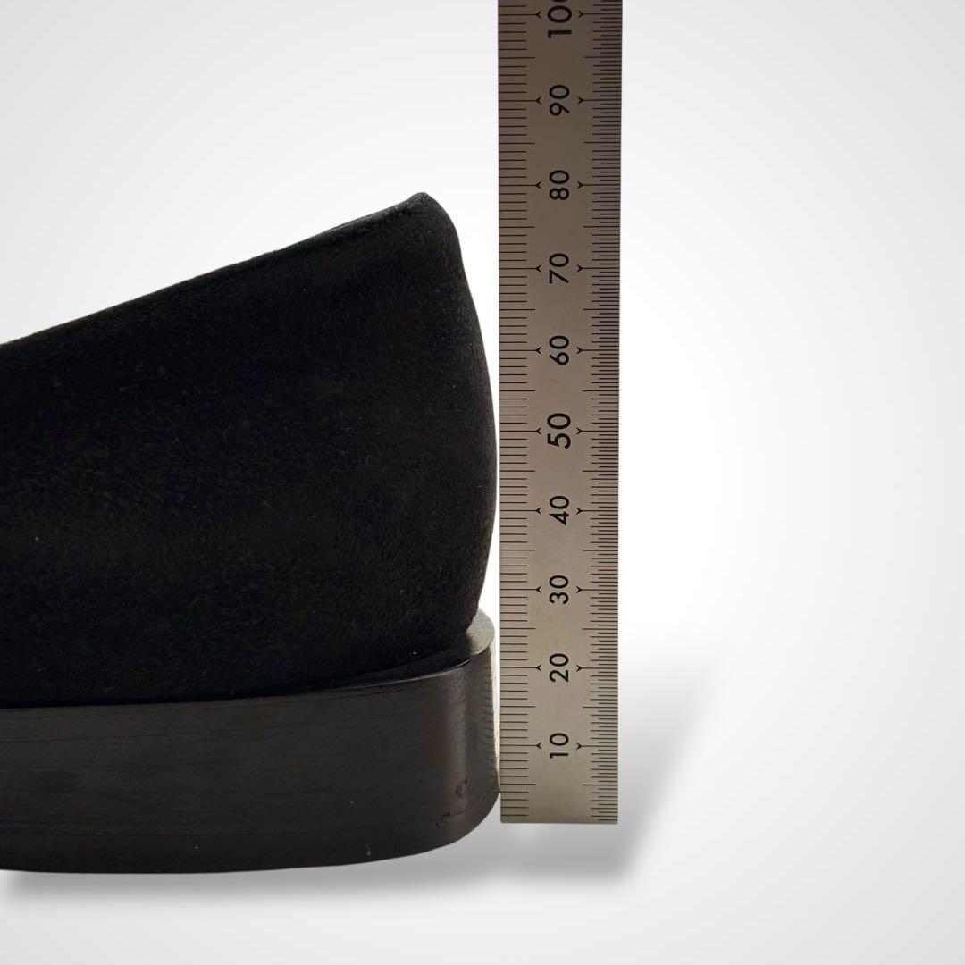 CHANEL シャネル ココマーク フラットシューズ パンプス 黒 イタリア製