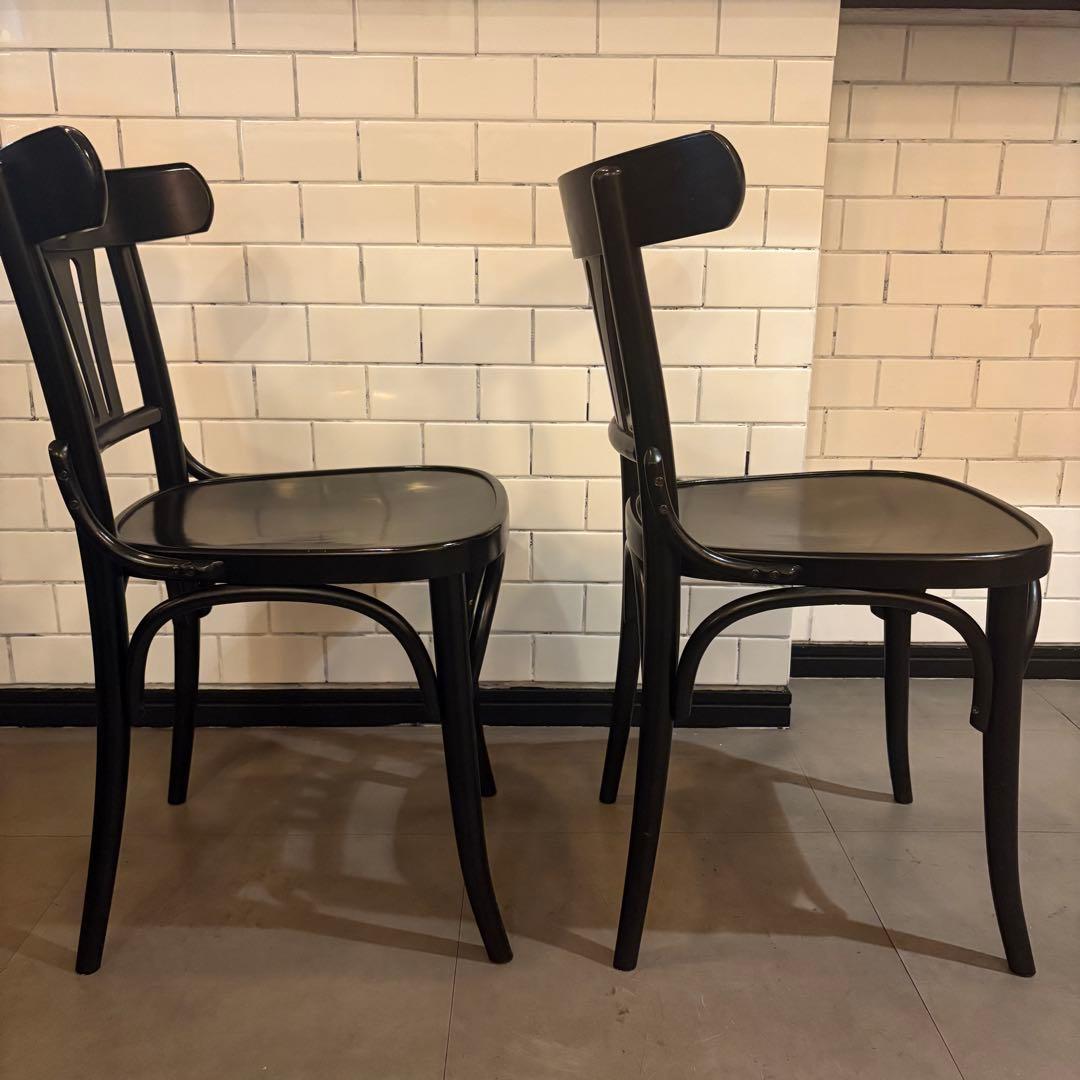 Public ベントウッドチェア 2脚セット　TON アンティーク　店舗