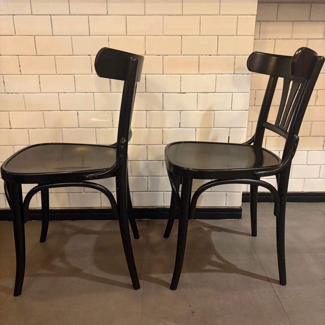 Public ベントウッドチェア 2脚セット　TON アンティーク　店舗