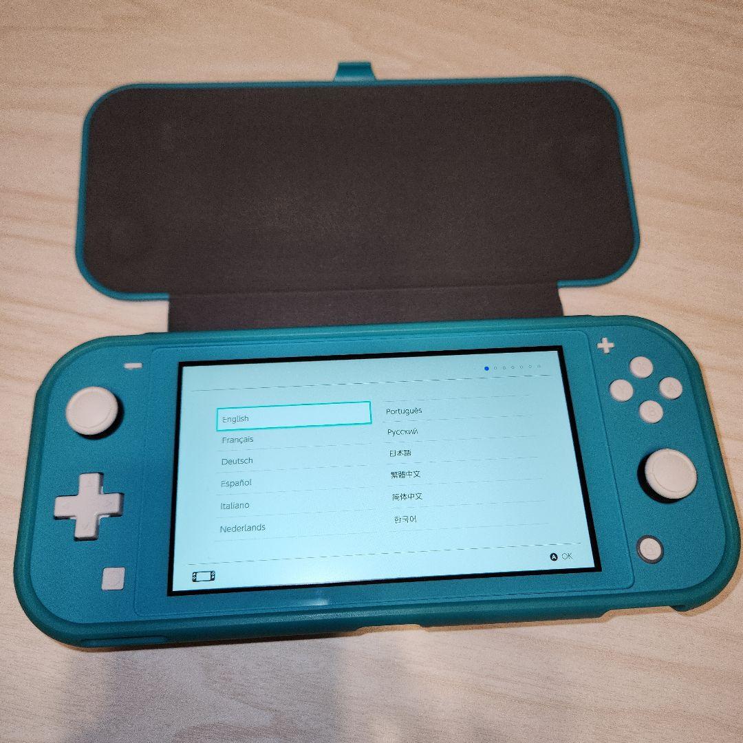 Switchライト ターコイズ カバー付き 本体のみ