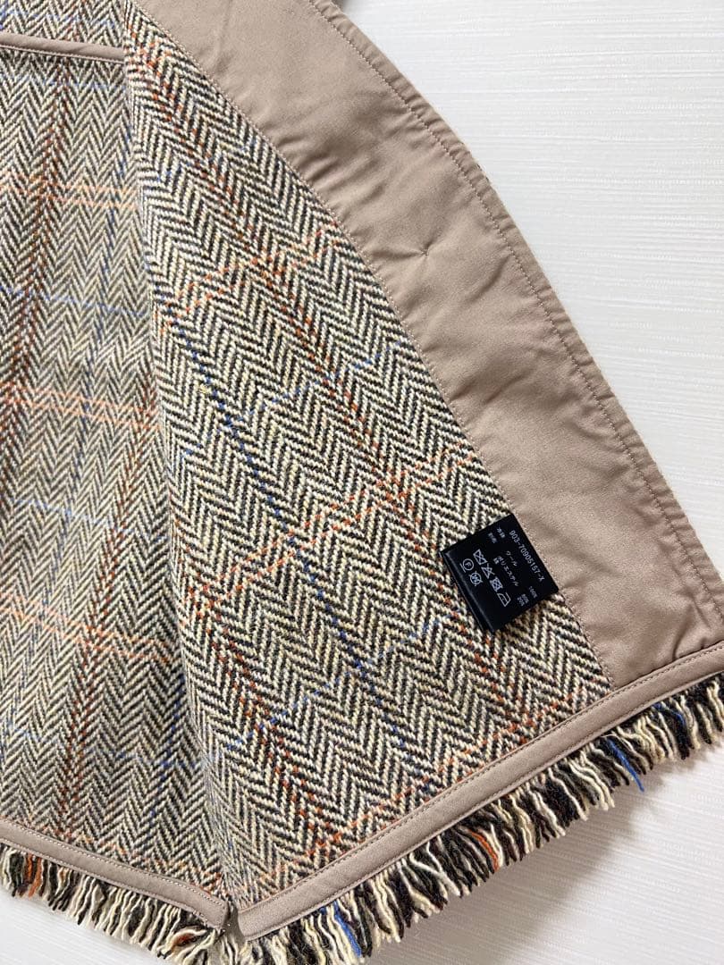 北欧暮らしの道具店 よしいちひろさんコラボ　ヘリンボーン柄ベスト