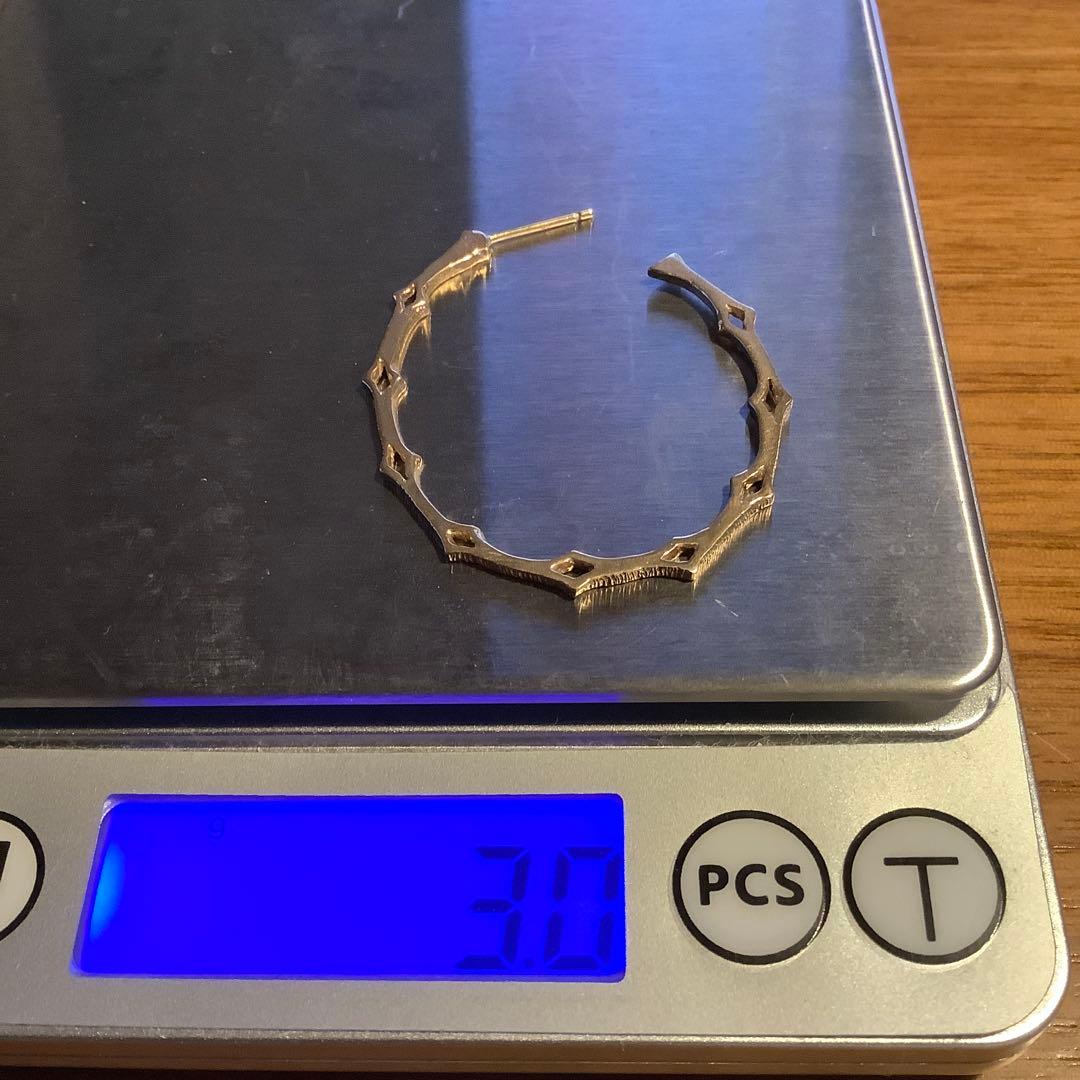 KAORU カオル　ピアス　カレイド　フープピアス K10