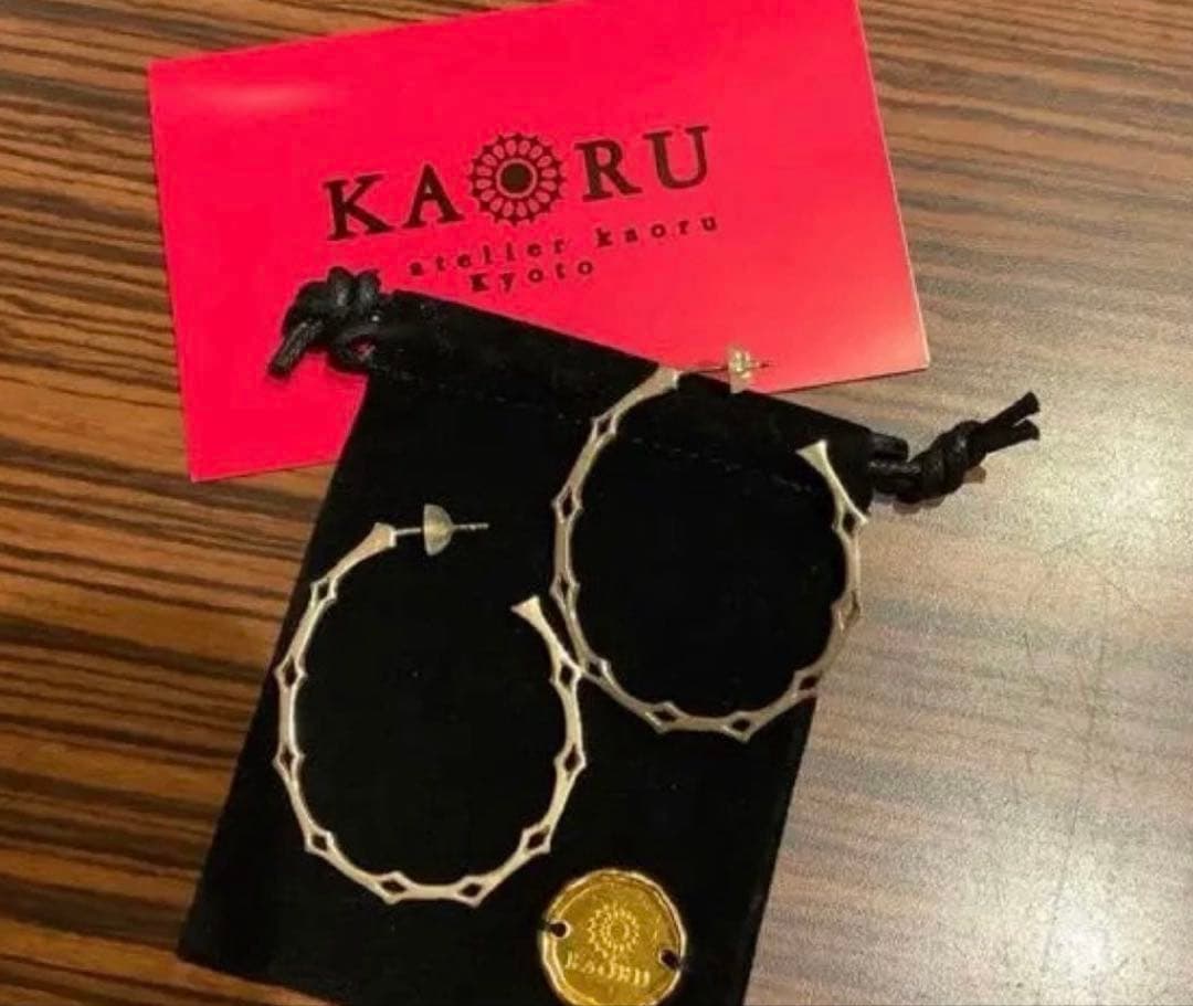 KAORU カオル　ピアス　カレイド　フープピアス K10
