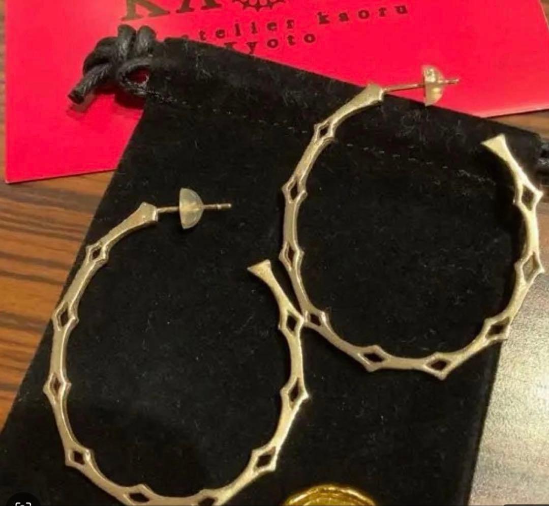 KAORU カオル　ピアス　カレイド　フープピアス K10