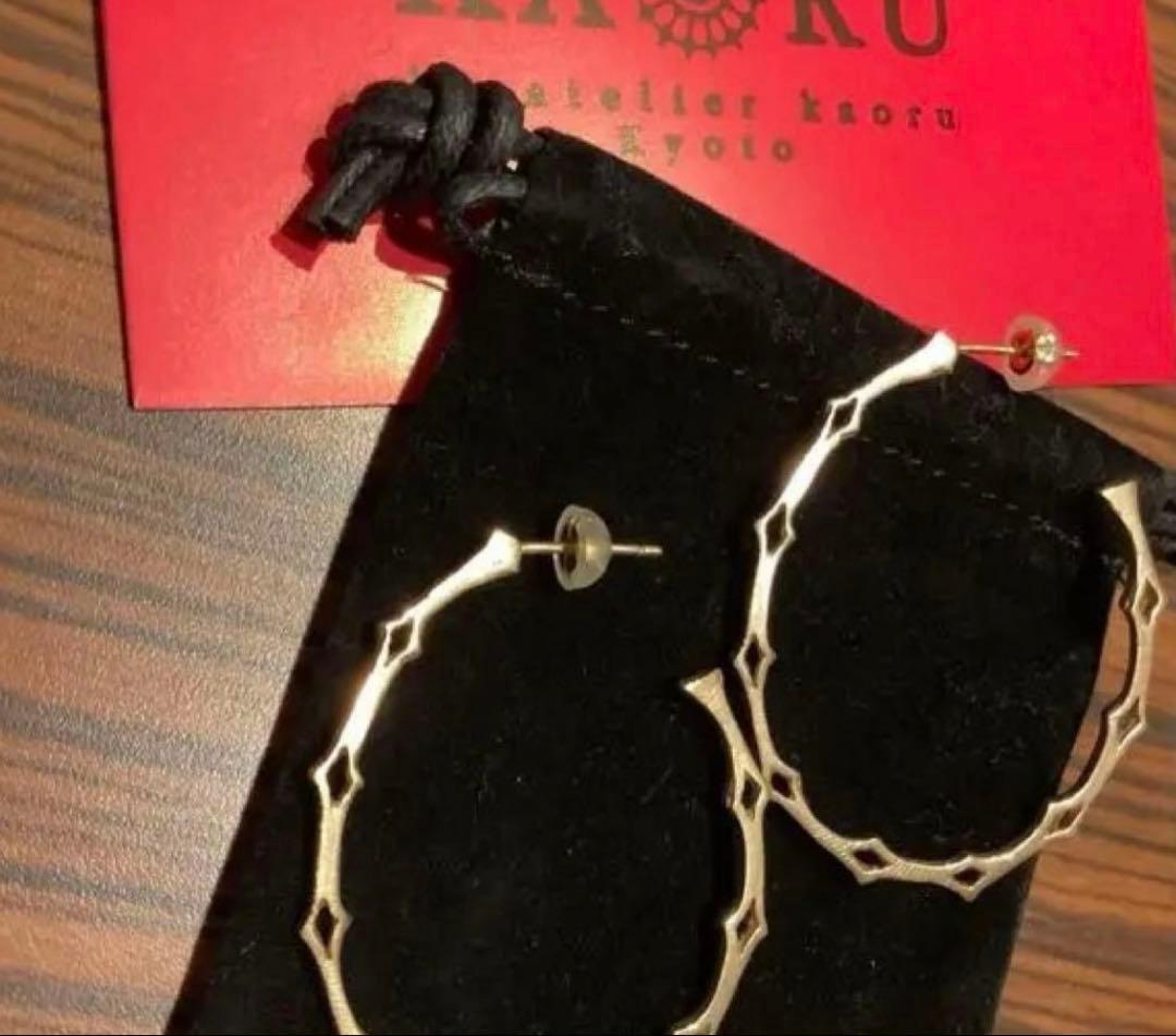 KAORU カオル　ピアス　カレイド　フープピアス K10