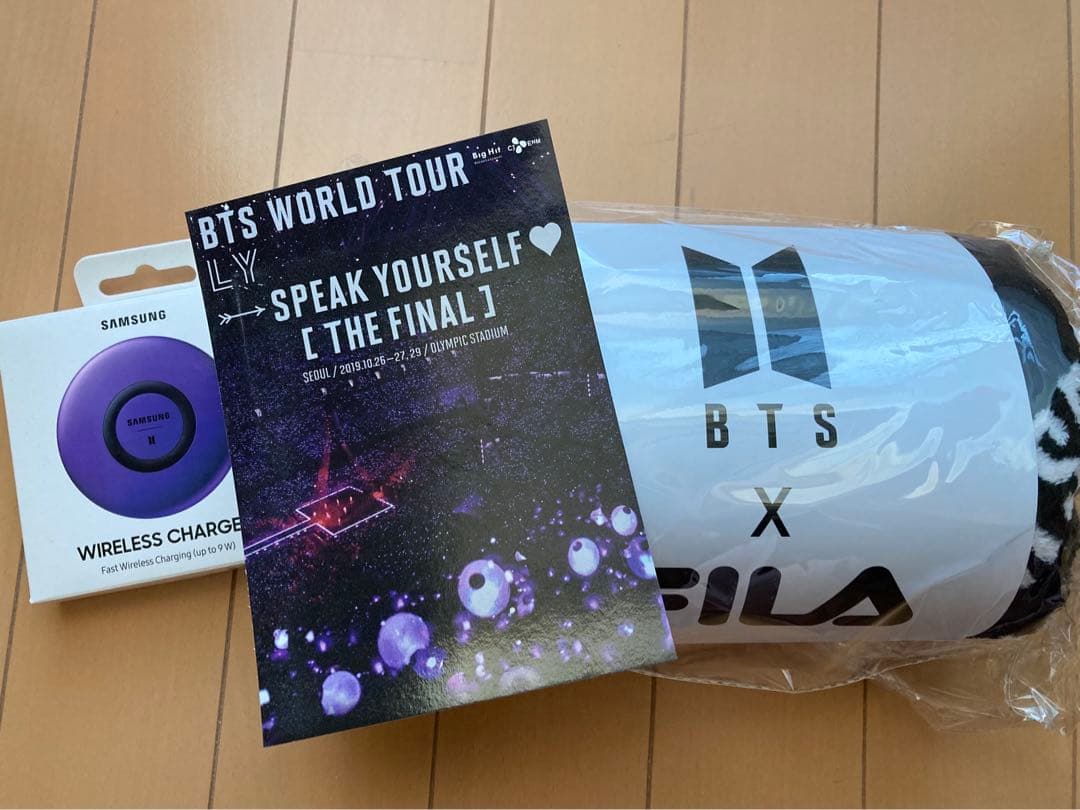 BTSソウルコンfinal　ブランケット、Samsung ワイヤレスチャージャー