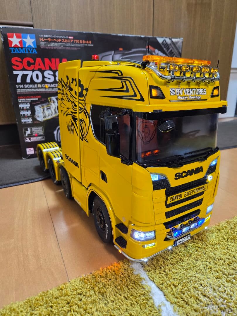 タミヤ1/14 スカニア　770S 8×4/4 フルオペレーション