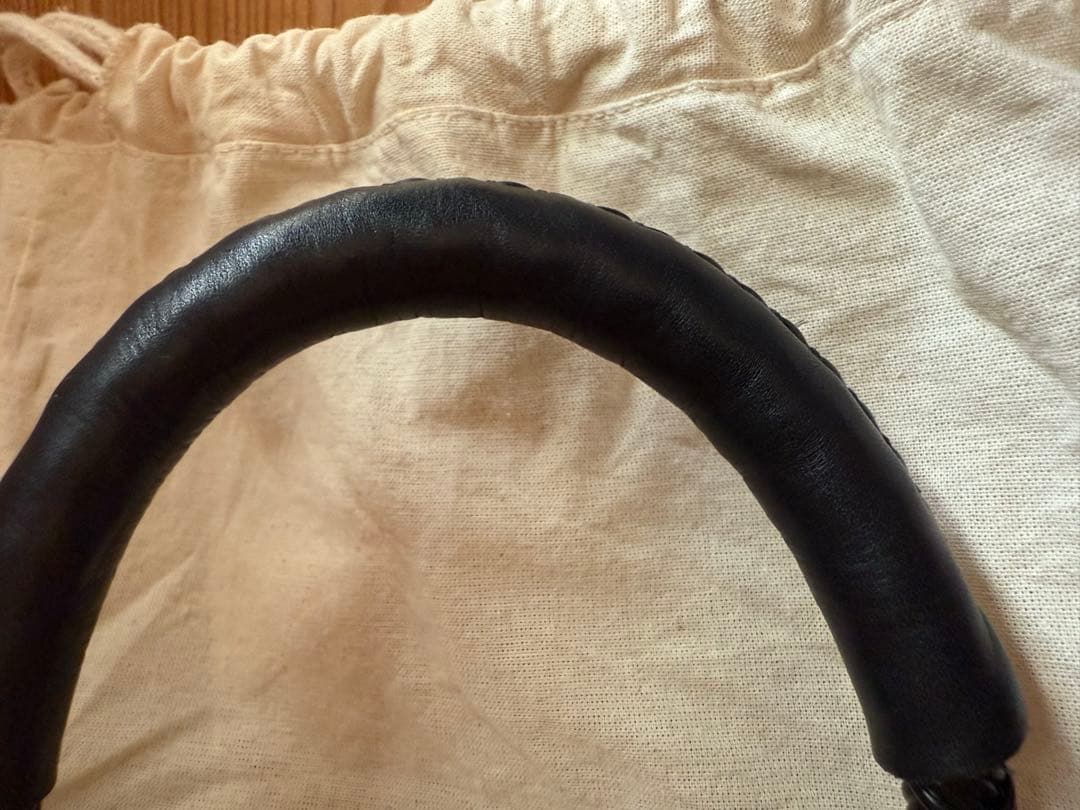 WOVEN チェック柄かごバッグ