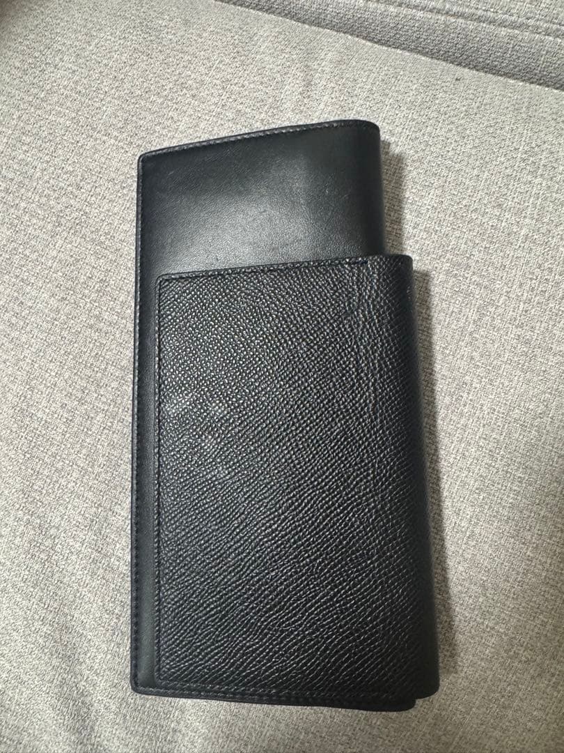 バレンシアガ パスポート ロングウォレット 1チケット 長財布 ブラック