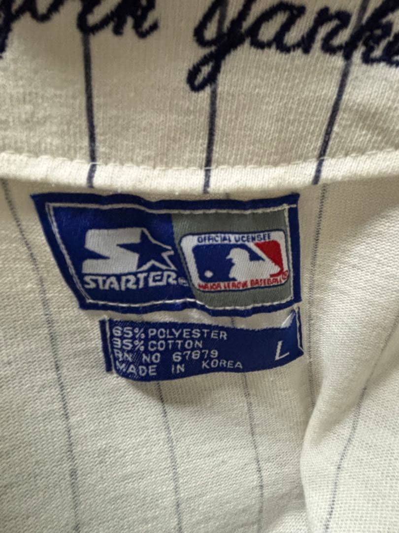 STARTER ヤンキースユニフォーム　Lサイズ