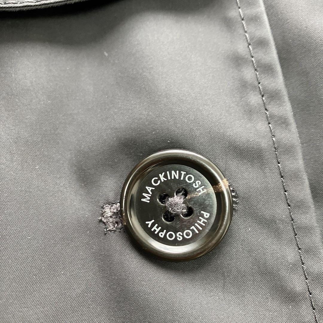 マッキントッシュフィロソフィー　ライナー付　撥水コート　ブラック　レインウェア