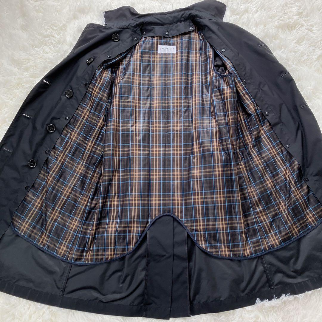 マッキントッシュフィロソフィー　ライナー付　撥水コート　ブラック　レインウェア