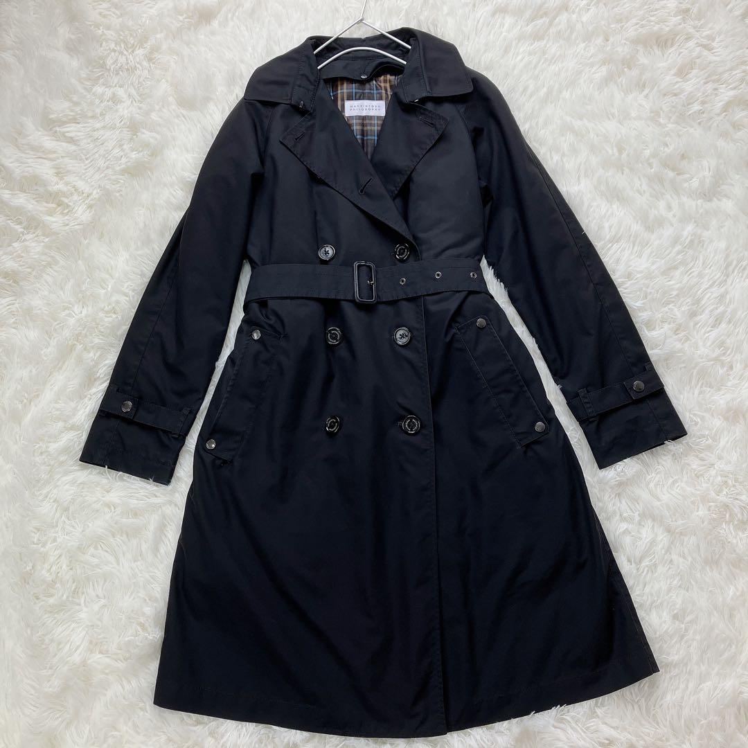 マッキントッシュフィロソフィー　ライナー付　撥水コート　ブラック　レインウェア