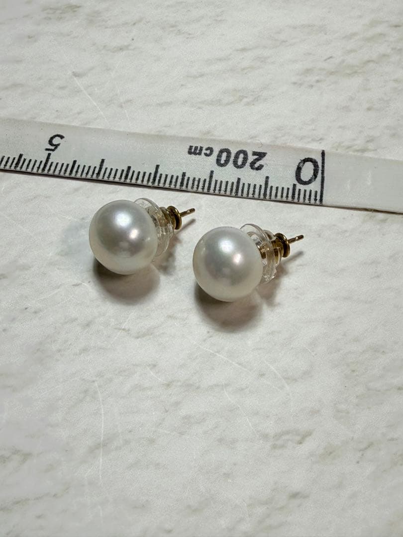 カド―ジュエリー　K18 パール11㎜ピアス