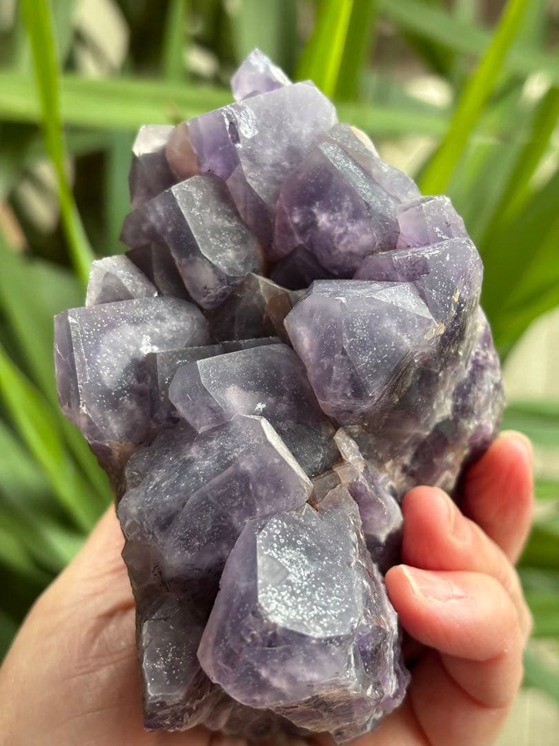 レア原石　ドリームアメジスト　夢幻紫水晶　1078g 夢の守護石　クラスター