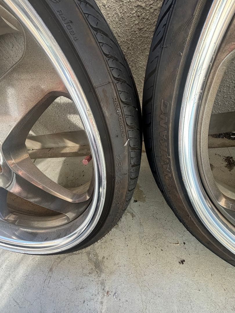 20インチ ブロンズ 5スポークホイール 4本セット