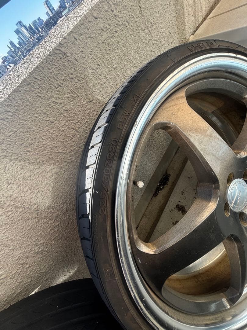 20インチ ブロンズ 5スポークホイール 4本セット