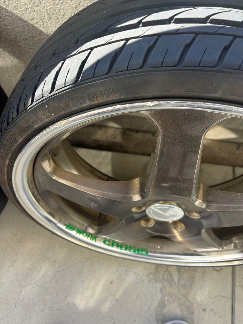 20インチ ブロンズ 5スポークホイール 4本セット