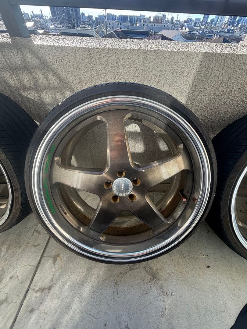 20インチ ブロンズ 5スポークホイール 4本セット