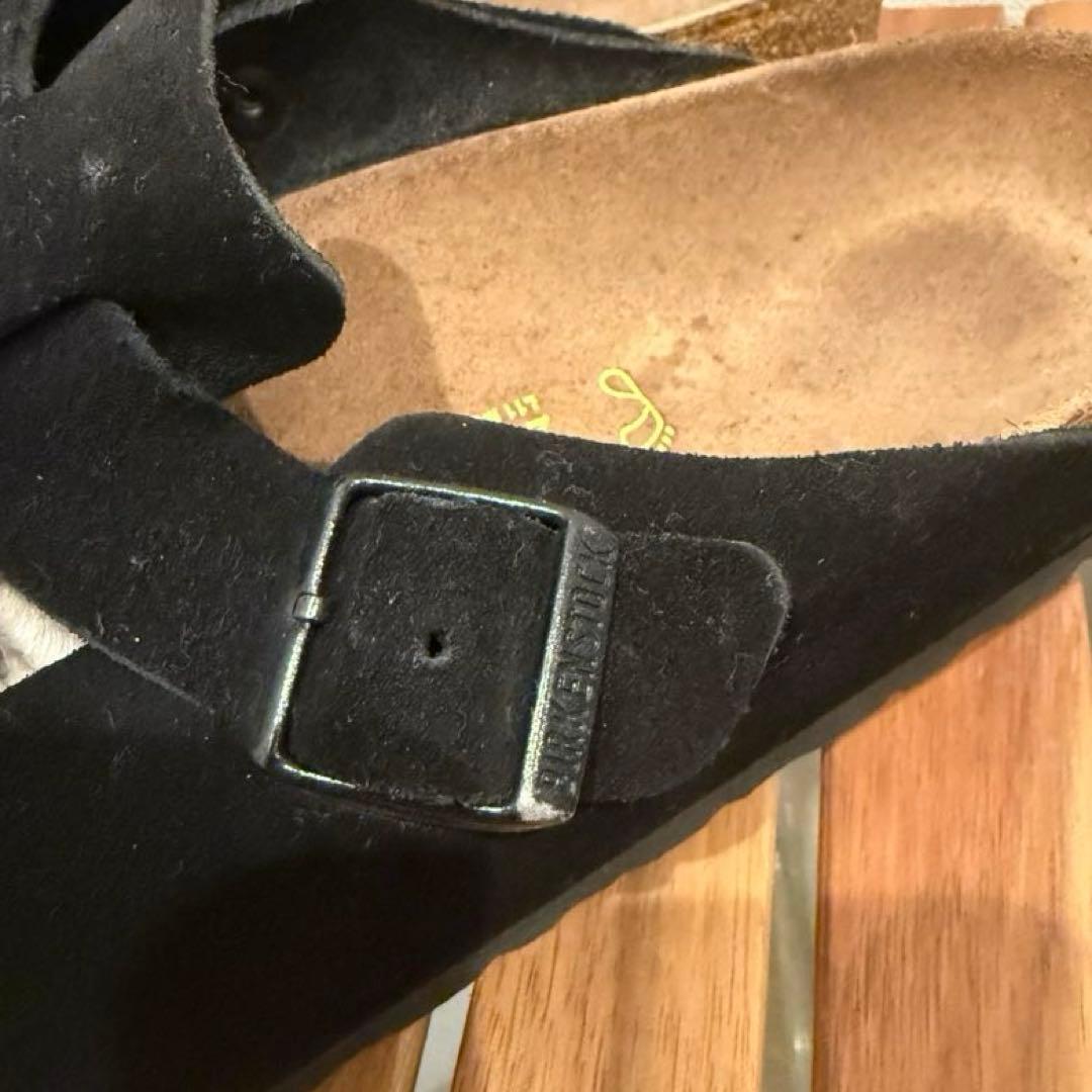 BIRKENSTOCK ボストン ブラック スエード 42/270