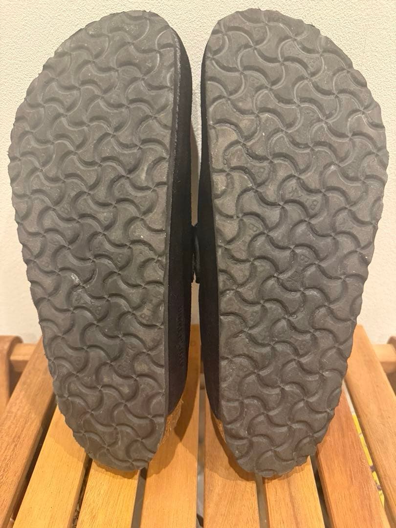 BIRKENSTOCK ボストン ブラック スエード 42/270