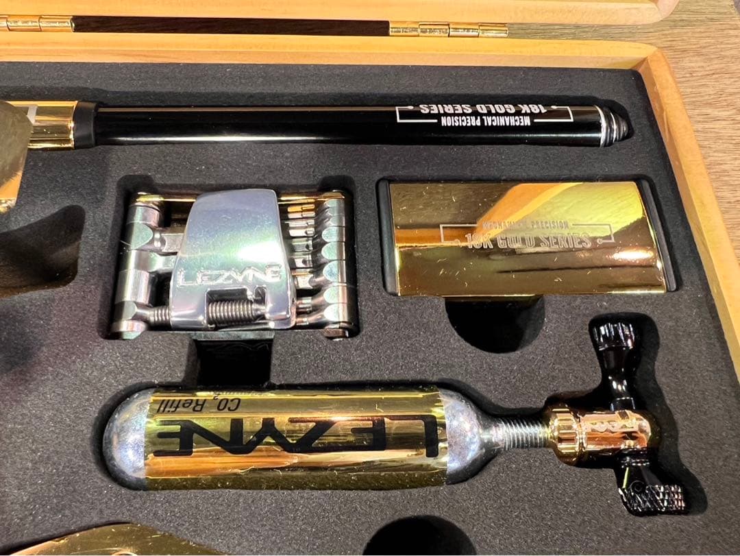メンテナンス Lezyne 18K Gold Special Edition Tool Kit