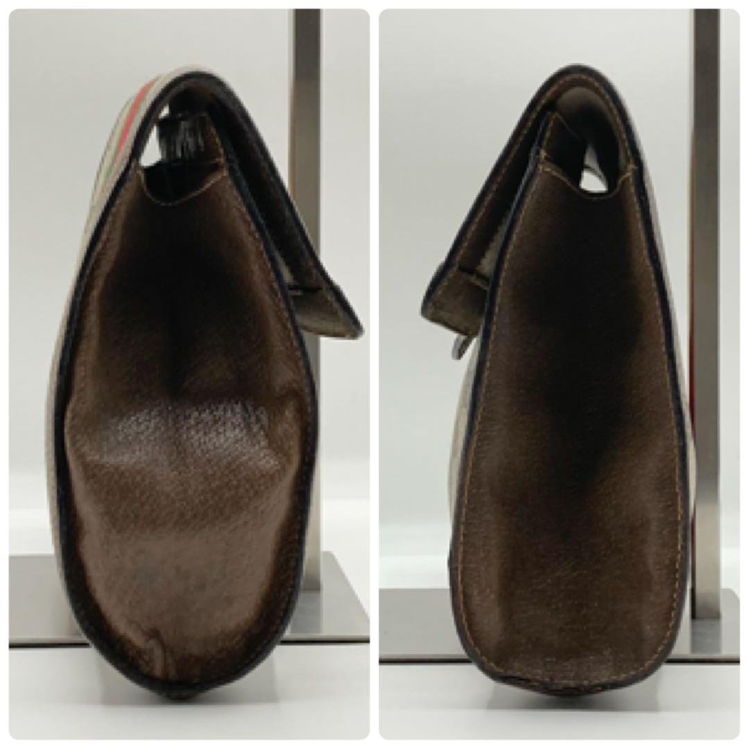 GUCCI シェリーライン クラッチバッグ インターロッキング GG レザー