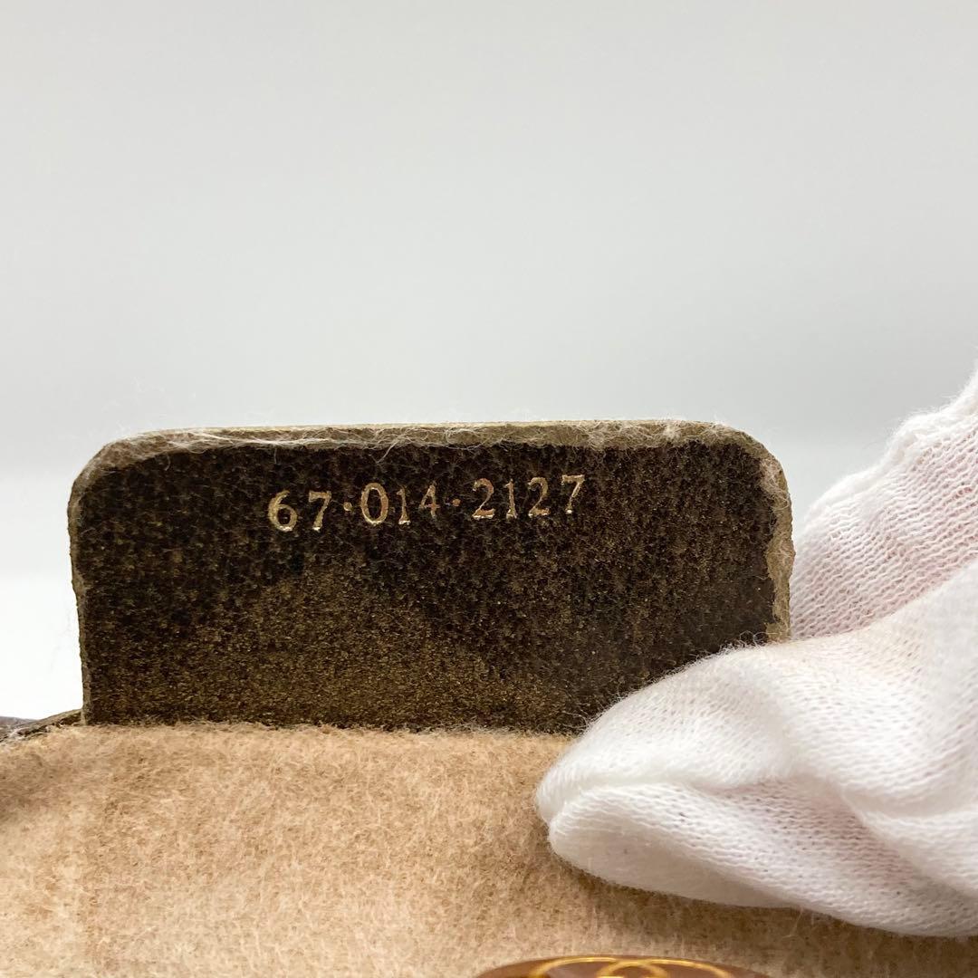 GUCCI シェリーライン クラッチバッグ インターロッキング GG レザー