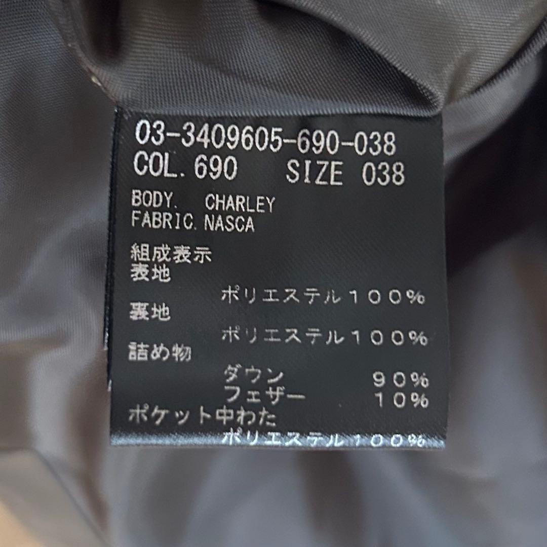 極美品✨セオリーリュクス　Nasca Charley ダウンポンチョ