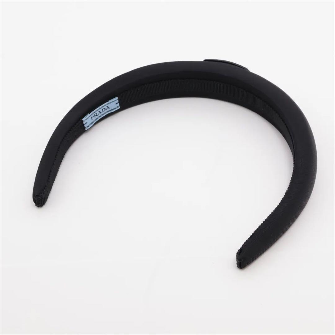 PRADA カチューシャ　1IH080 プラダ　ブラック　ファブリック