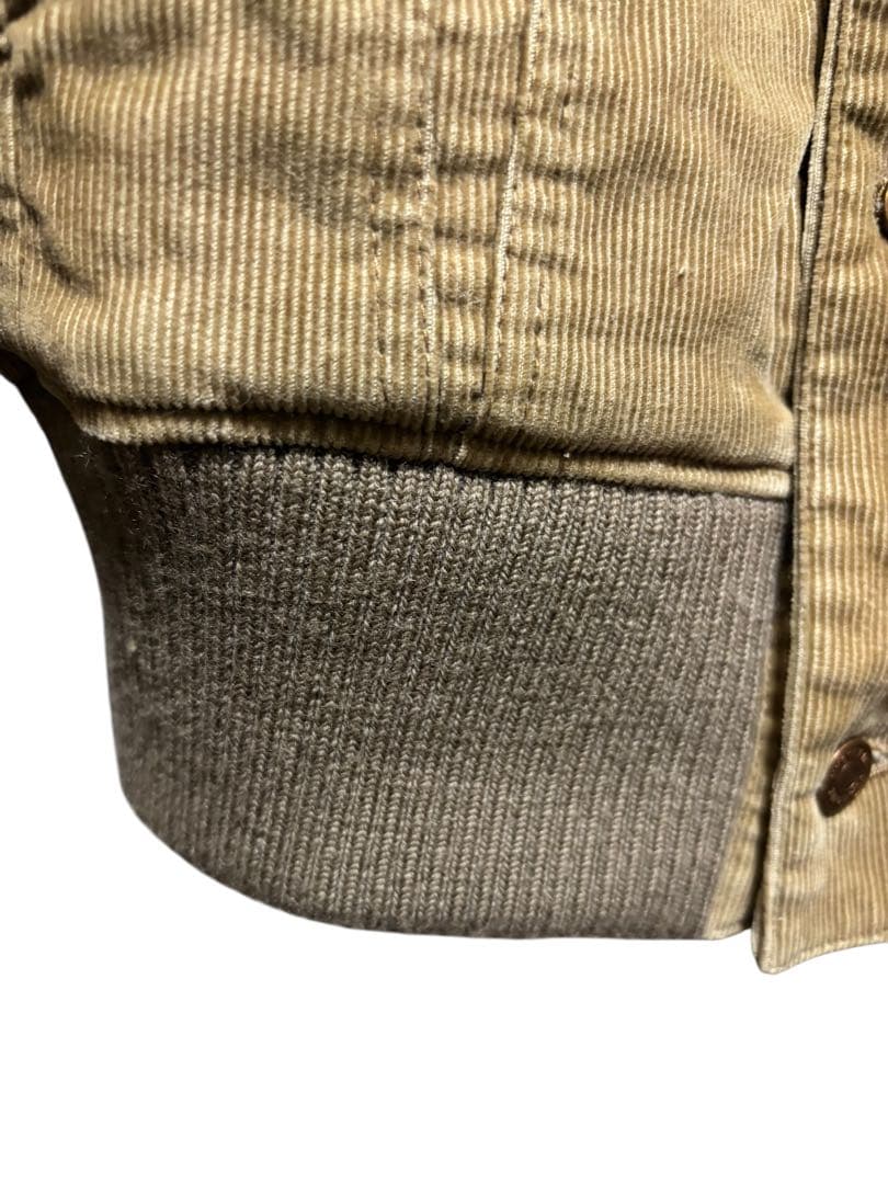 HYSTERICS コーデュロイ　ボア　刺繍ジャケット フリー