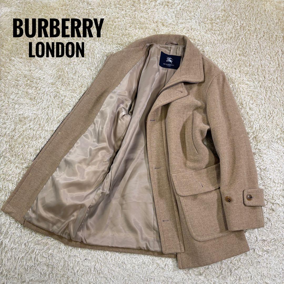 バーバリーロンドン　上質　アンゴラ　ウール　ジャンパー　ミドルコート