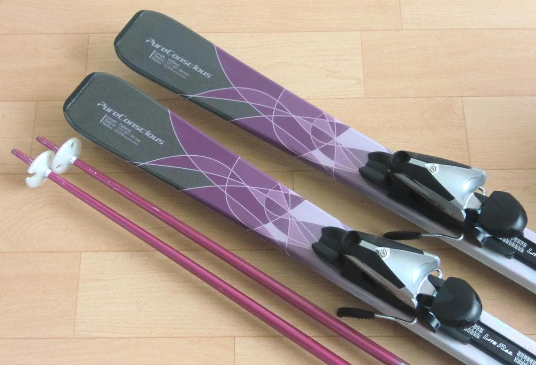 ■■送料無料■PURECONCIOUS■女性用スキーセット■150/25.5■■