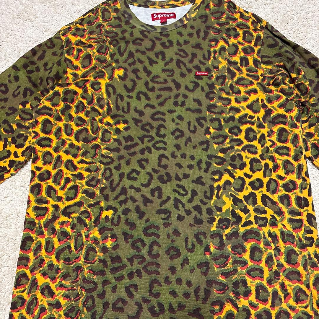 【完売品】Supreme ロンT レオパード 豹柄 長袖 ボックスロゴ
