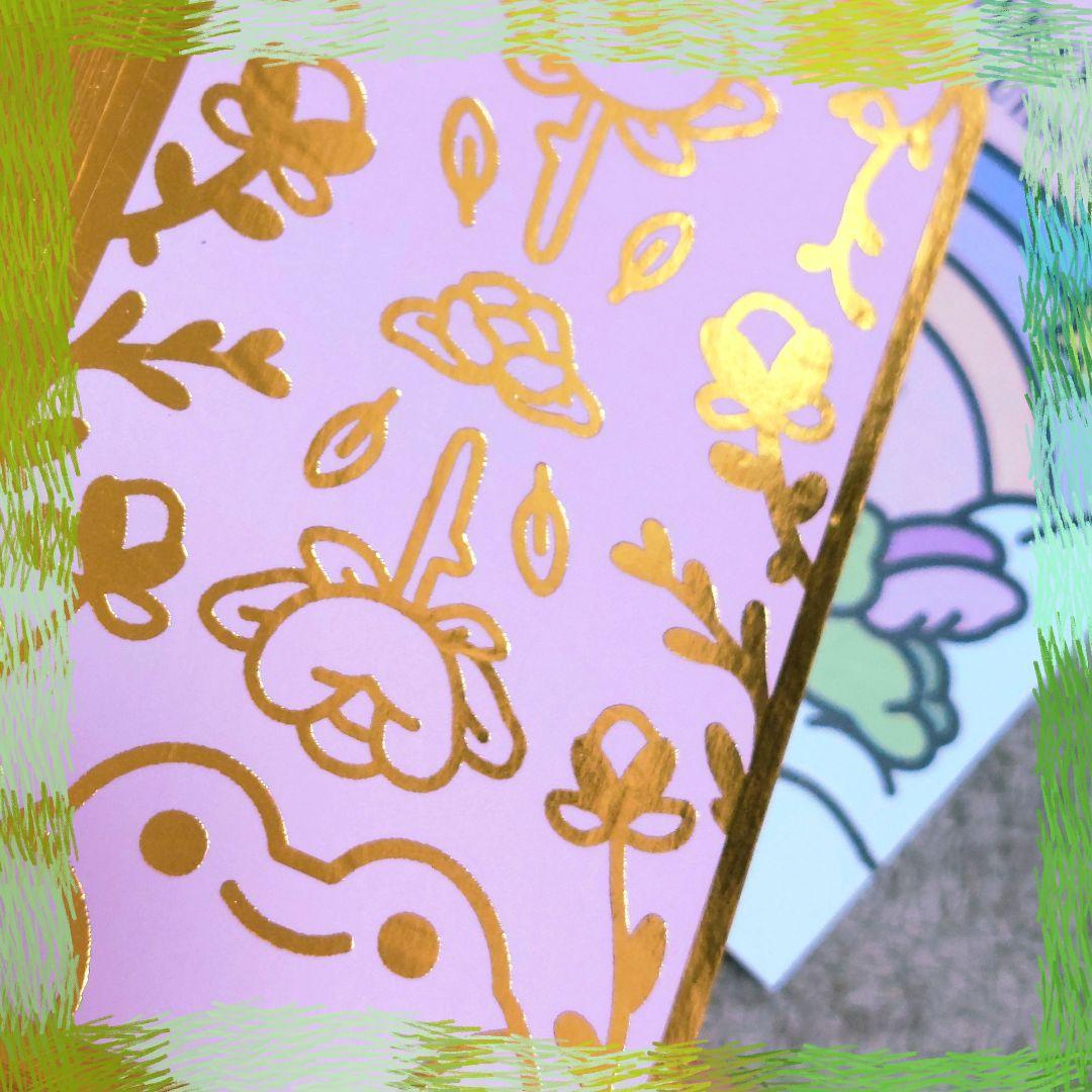 新品♡オール箔押仕様！とってもキュートなカエル王国タロット　全７９枚