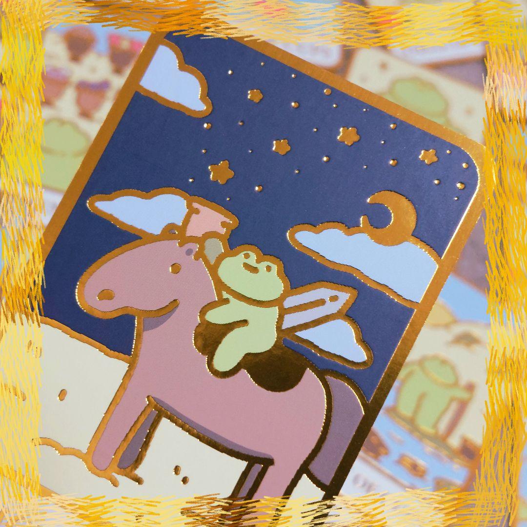 新品♡オール箔押仕様！とってもキュートなカエル王国タロット　全７９枚