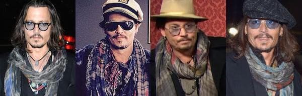 ファリエロ サルティ　Faliero Sarti　ストール　ジョニー・デップ着用