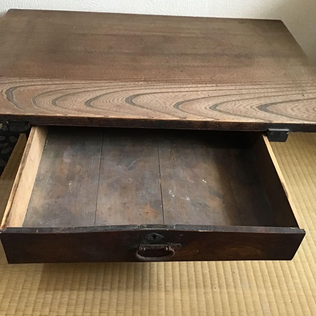 木製 座卓　古民具　トロトロ　机　明治時代